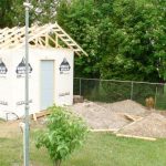 garden shed construction progress