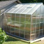 completed Harbor Freight 10x12 Greenhouse project